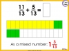 Adding and Subtracting Fractions - Year 4 (slide 30/68)
